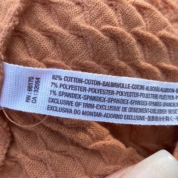 Free People Intimately Bodysuit Peach/Light Coral XS - Picture 5 of 10